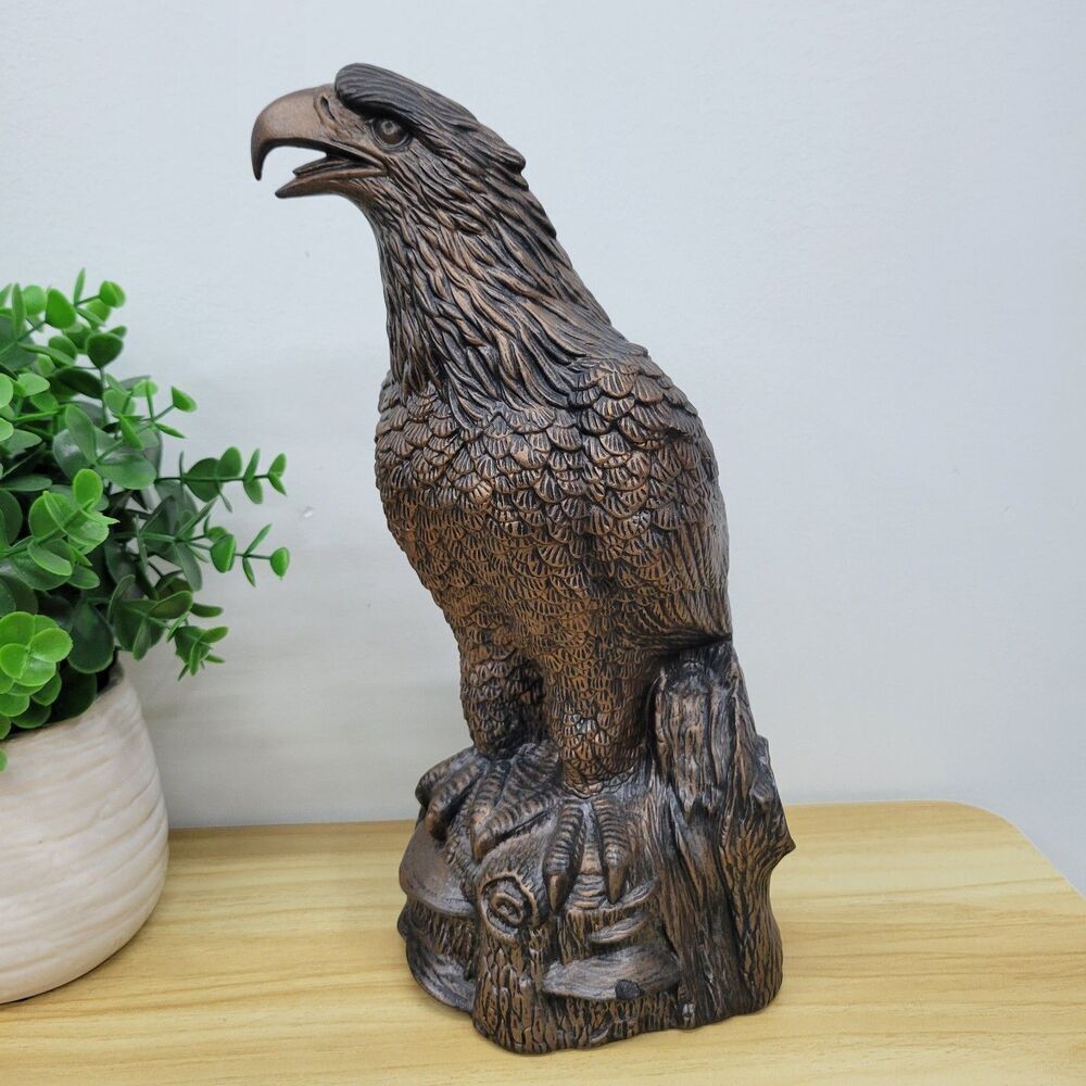 Vintage Eagle Ceramic Statue